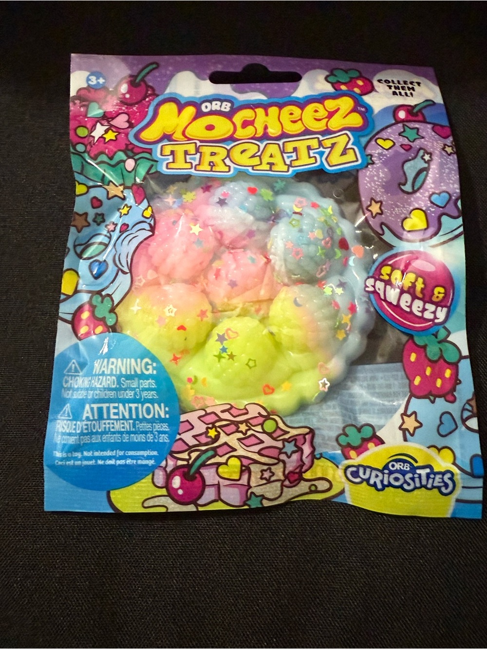 ORB Mocheez Treatz Pastel Rainbow Squishy Sensory Toy